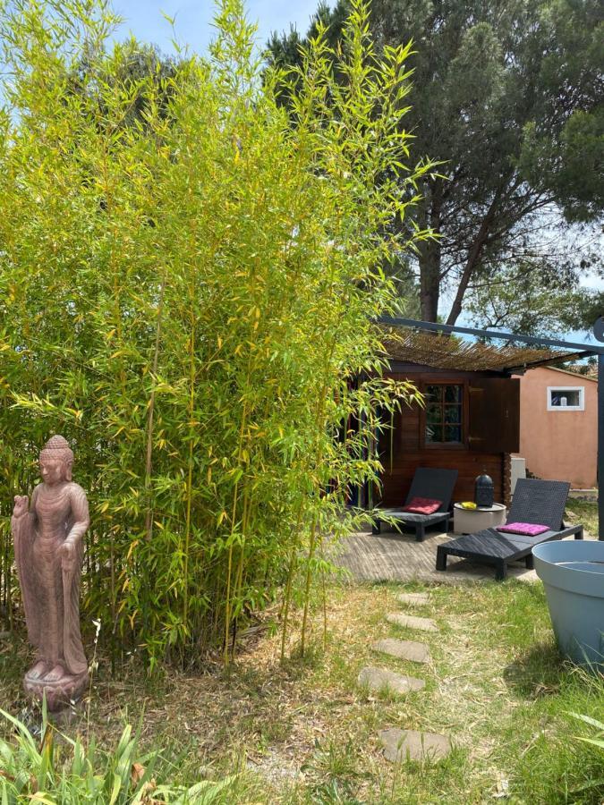 Chalet Des Oliviers 20Mn Des Plages Climatise Béziers Exterior foto